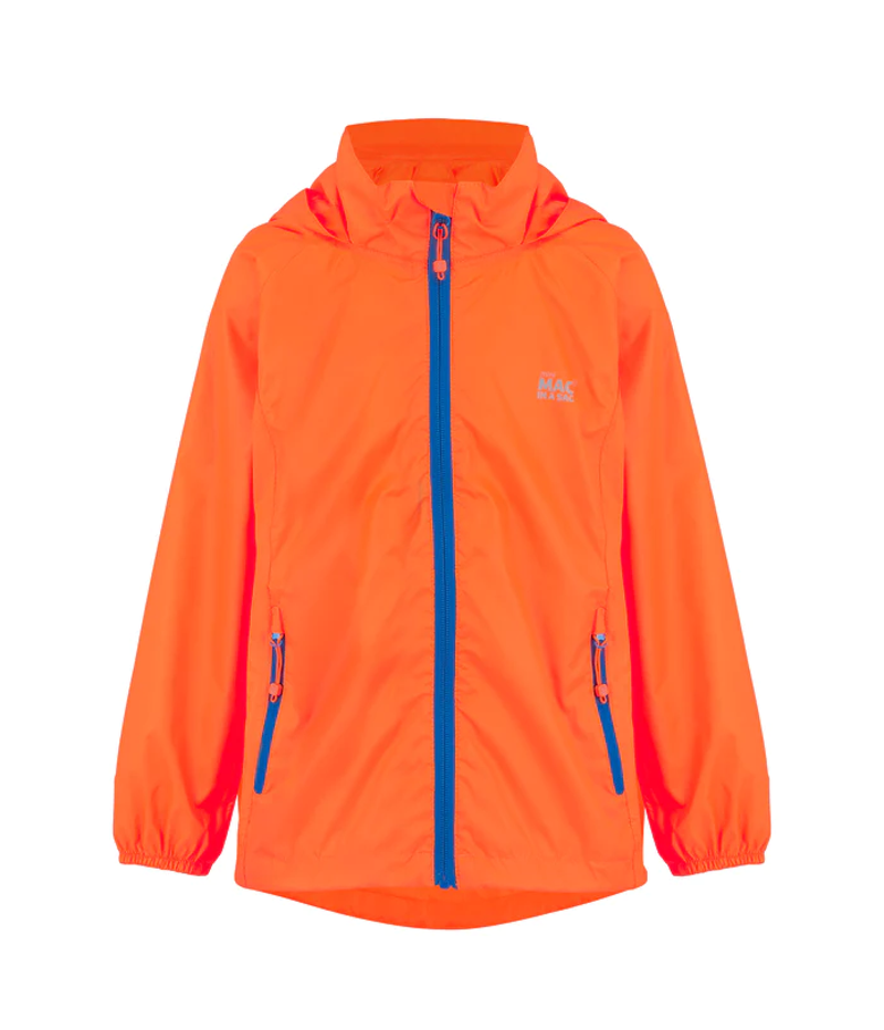 Mac In A Sac Origin 2 Kids Jacket - Neon Orange-2